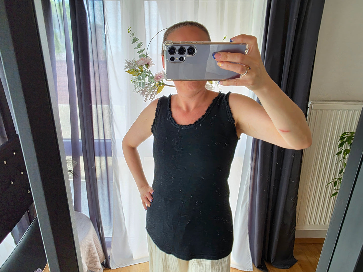 Fransen Top Gerippt