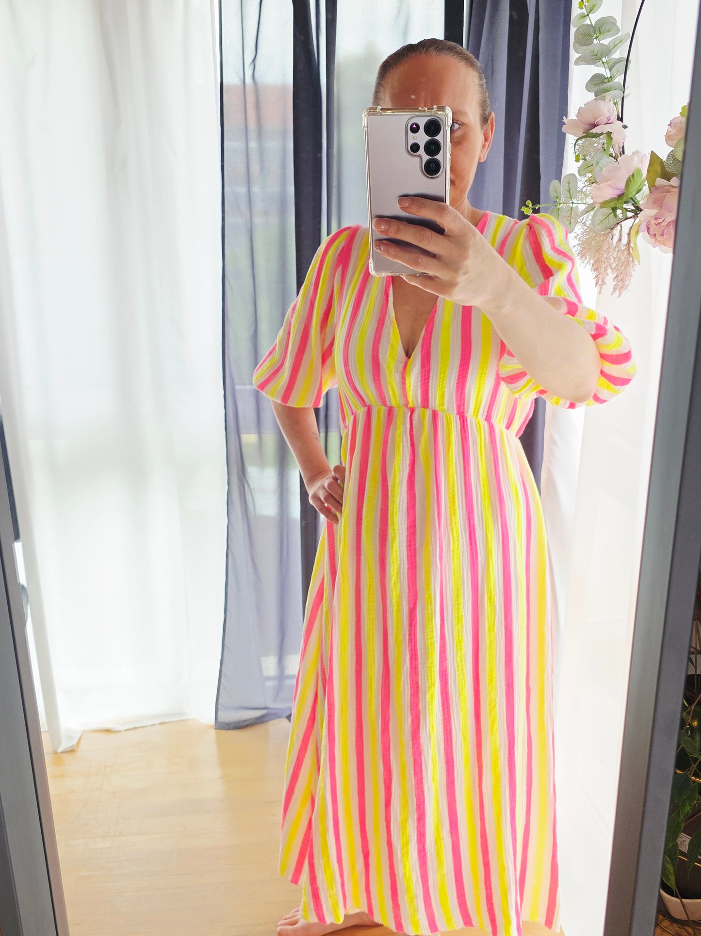 Kleid Gestreift
