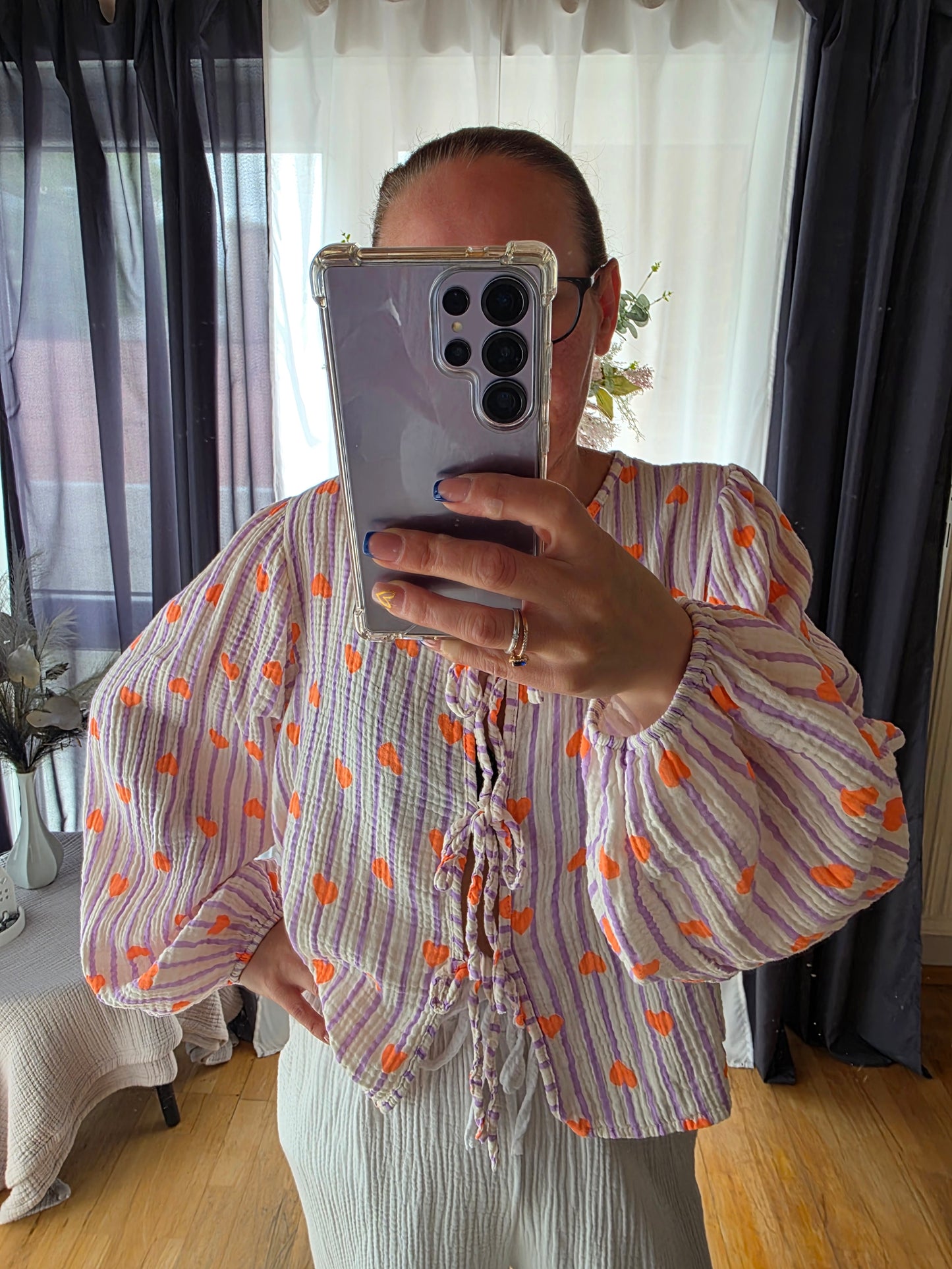 Blusen mit Herzen